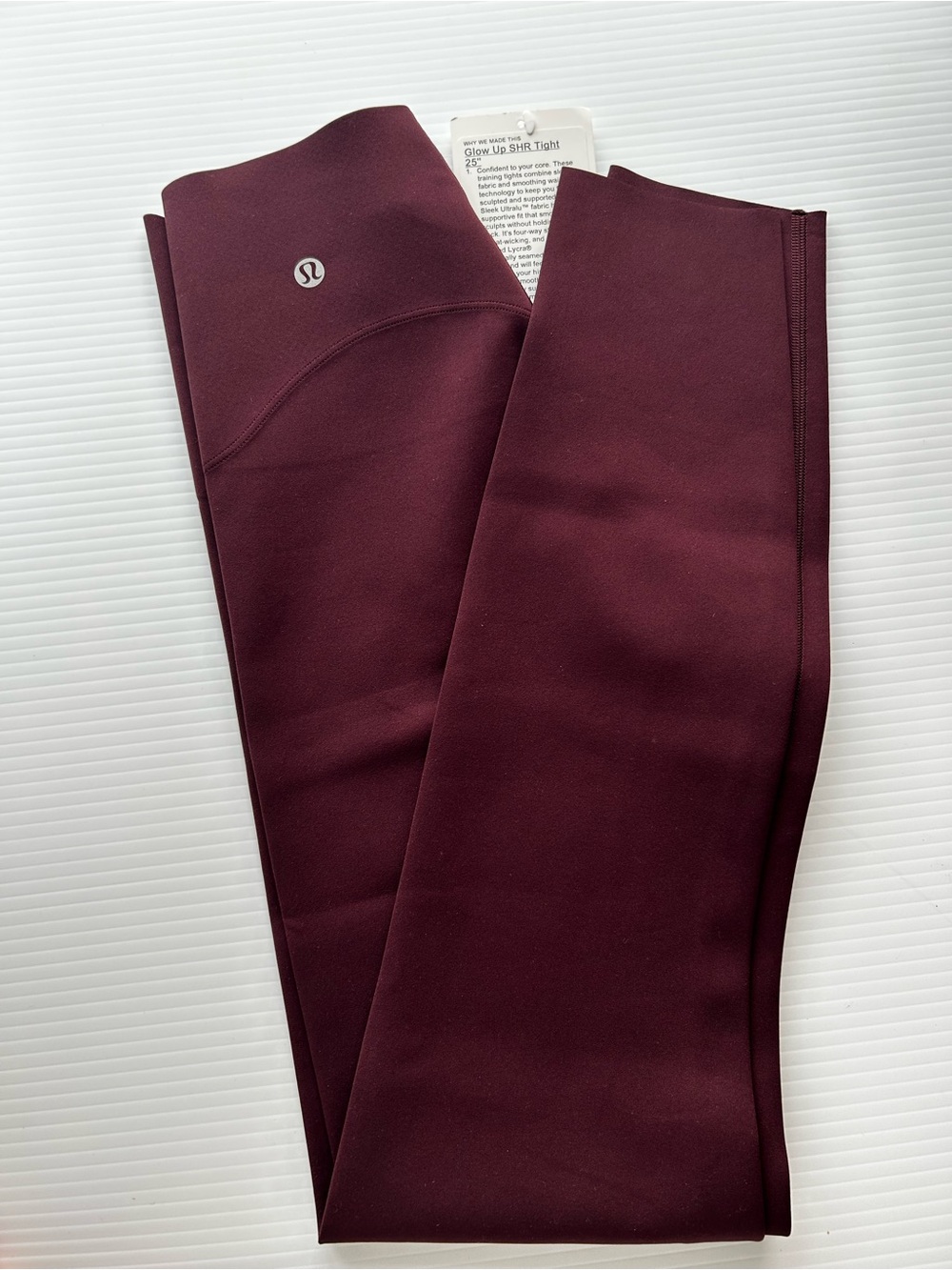 Lululemon Glow Up Super-High-Rise Tight 25”Magenta purple - Picture 6 of 6